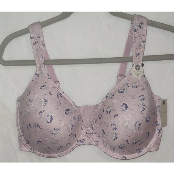 Lucky Brand Other - NWT Lucky Brand Full Figure Underwire Bra With Comfort Straps Size 40D Pink flor